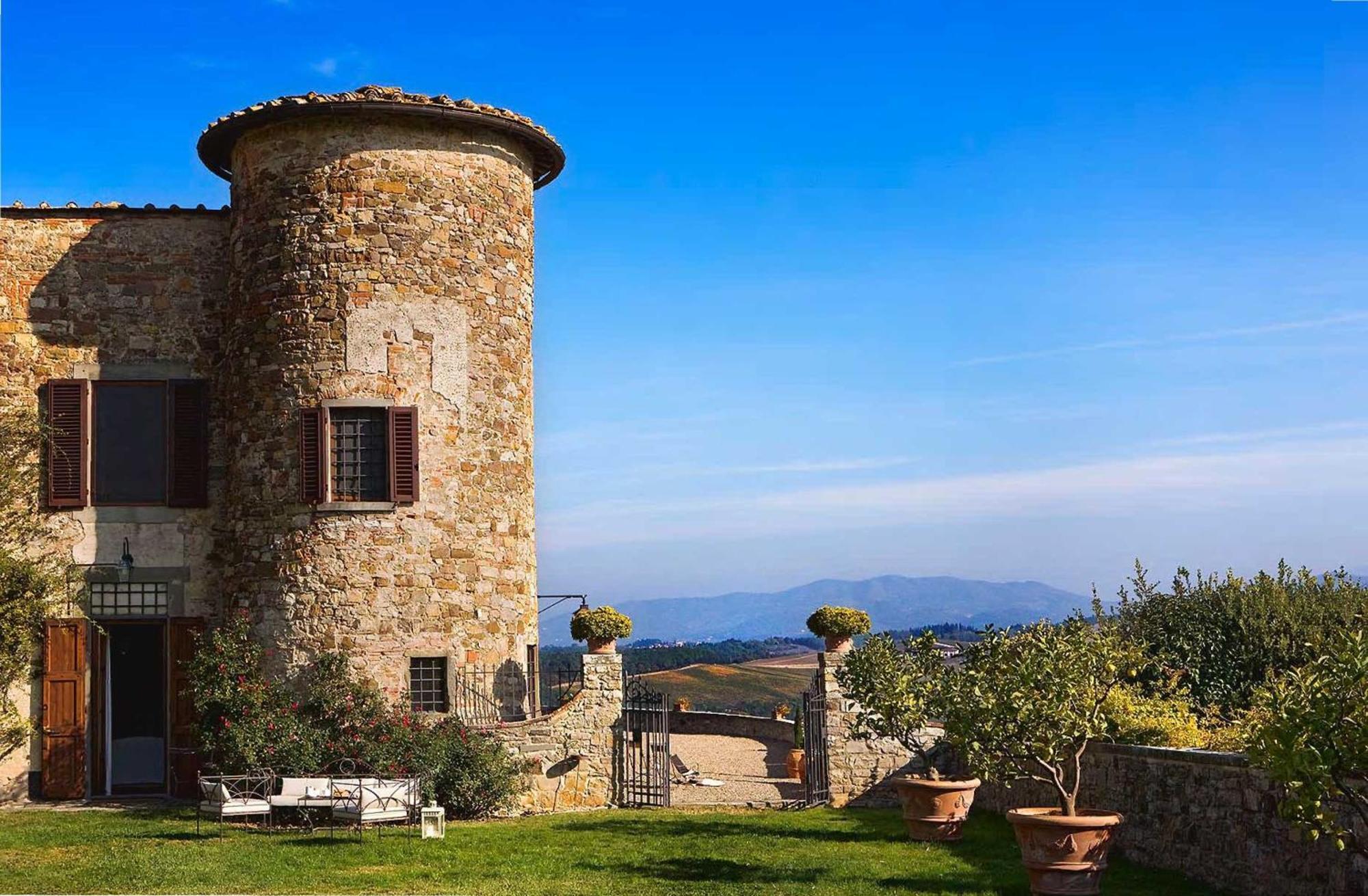 Castello Di Gabbiano Villa Mercatale Val Di Pesa Bagian luar foto